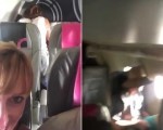 Couple caught fucking on airplane