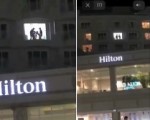 Hilton orgy caught on camera