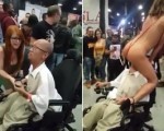 Disabled man gets pussy