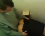 Caught fucking with head in toilet