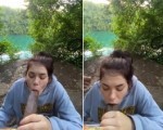 Cocksucking at idyllic location