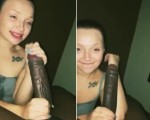 Cute slut sucks huge bbc