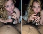 Goddess gives bbc blowjob