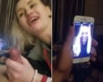 Slut videocall blowjob